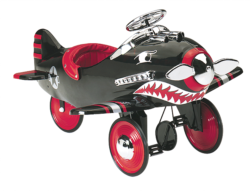 airplane pedal car